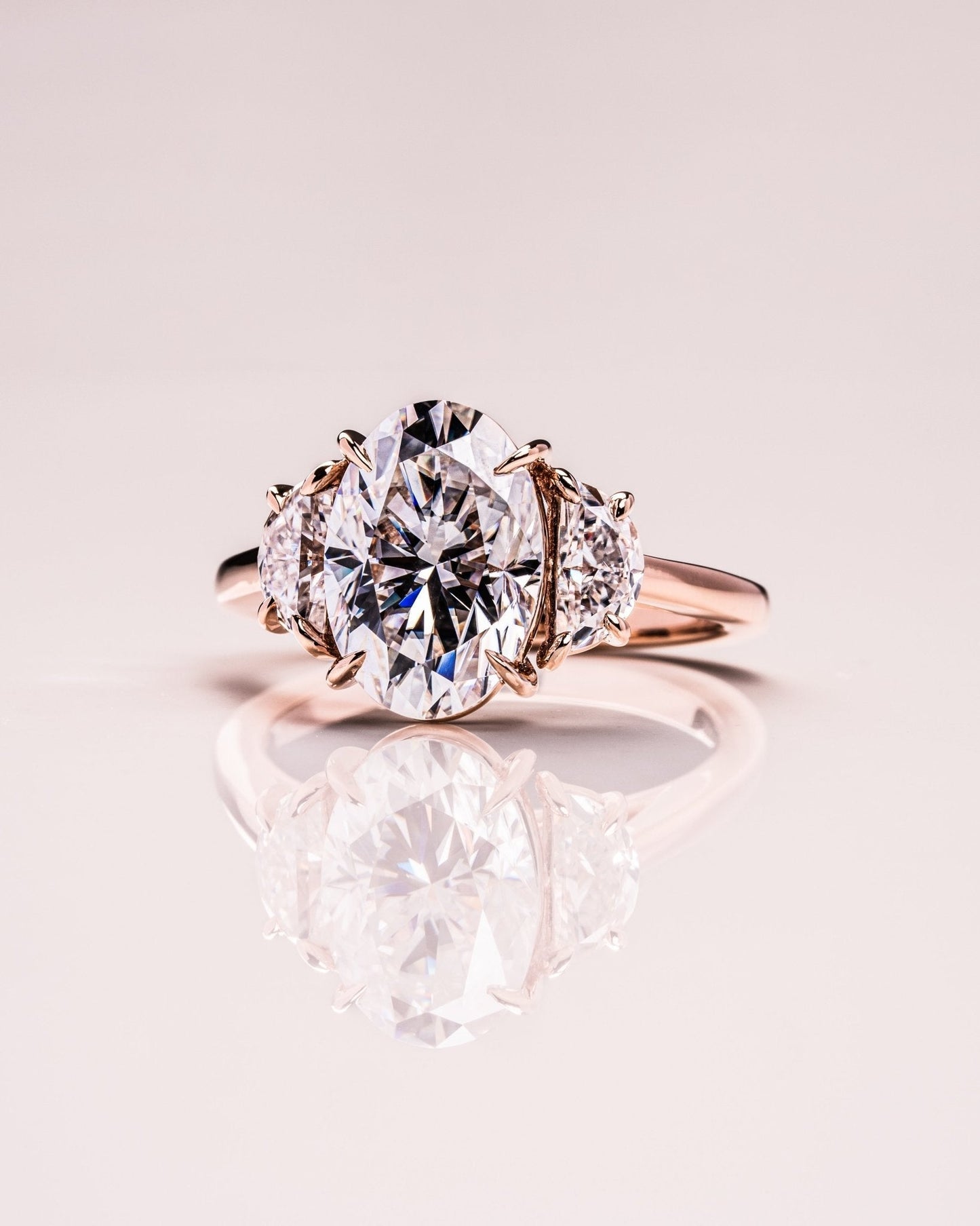 Cushion Hidden Halo Lab Grown Diamond Engagement Ring