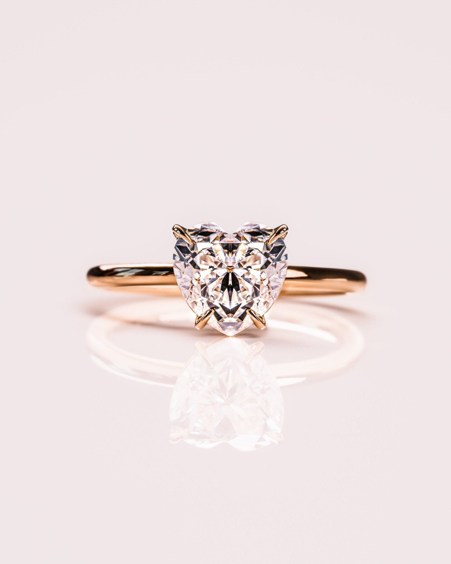 Cushion Hidden Halo Lab Grown Diamond Engagement Ring