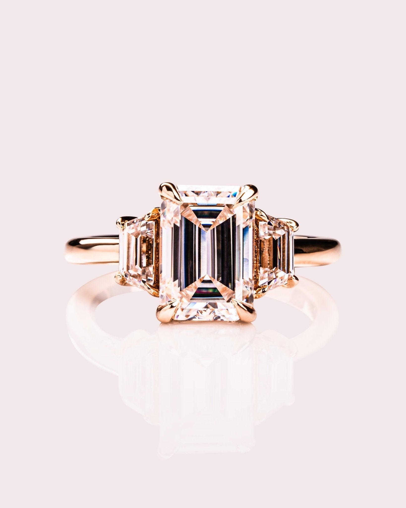 Cushion Hidden Halo Lab Grown Diamond Engagement Ring