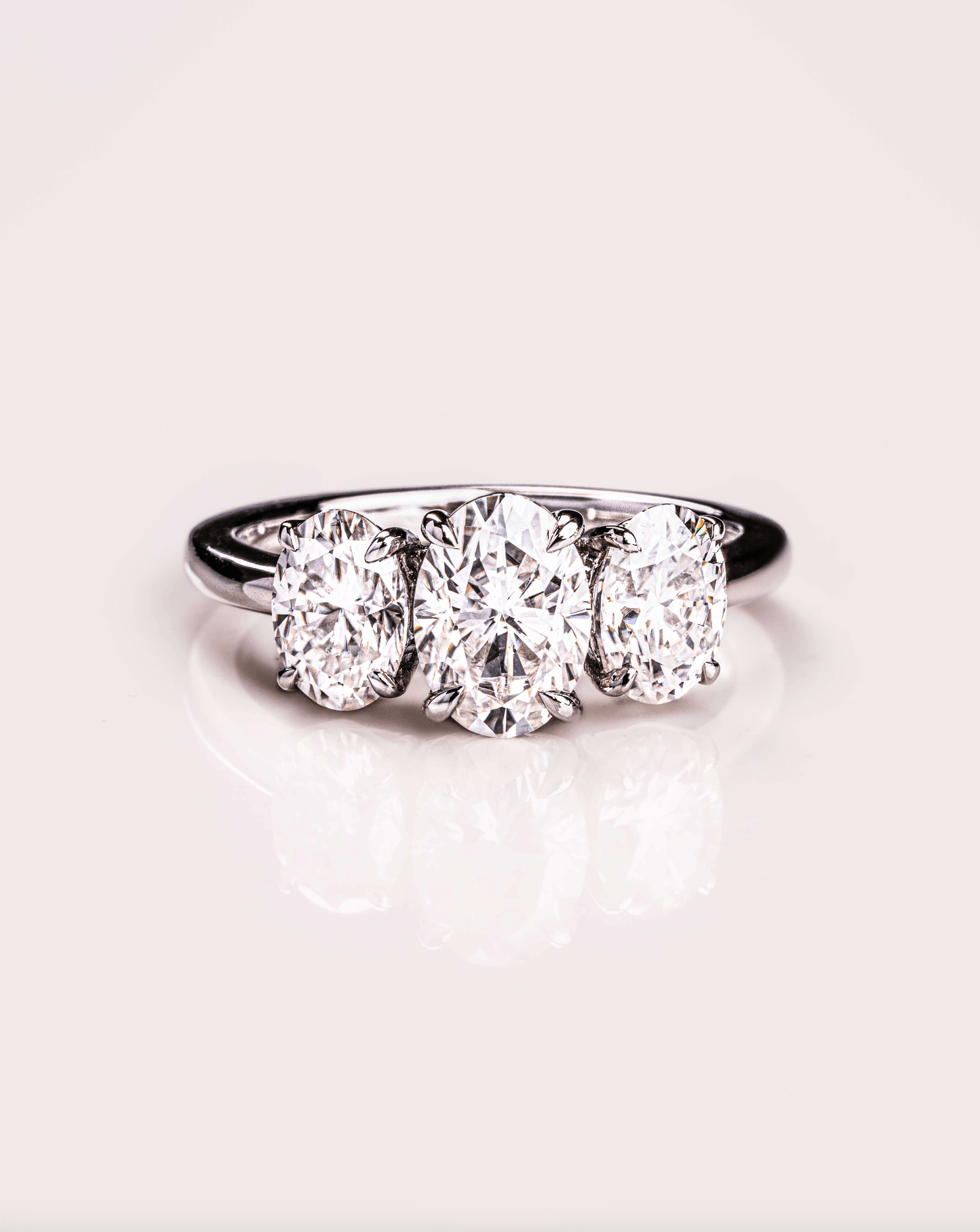 Cushion Hidden Halo Lab Grown Diamond Engagement Ring