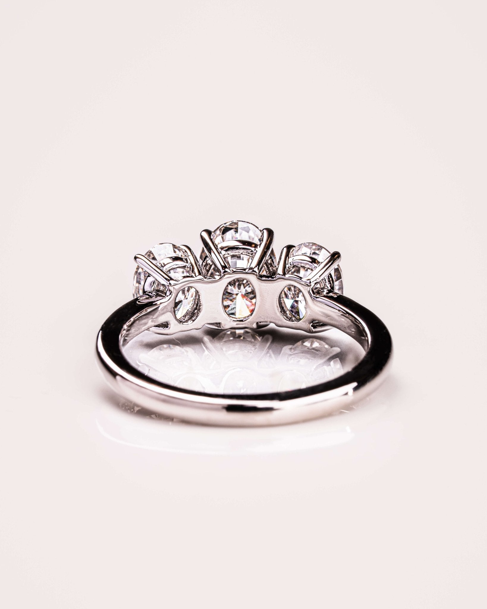 Cushion Hidden Halo Lab Grown Diamond Engagement Ring