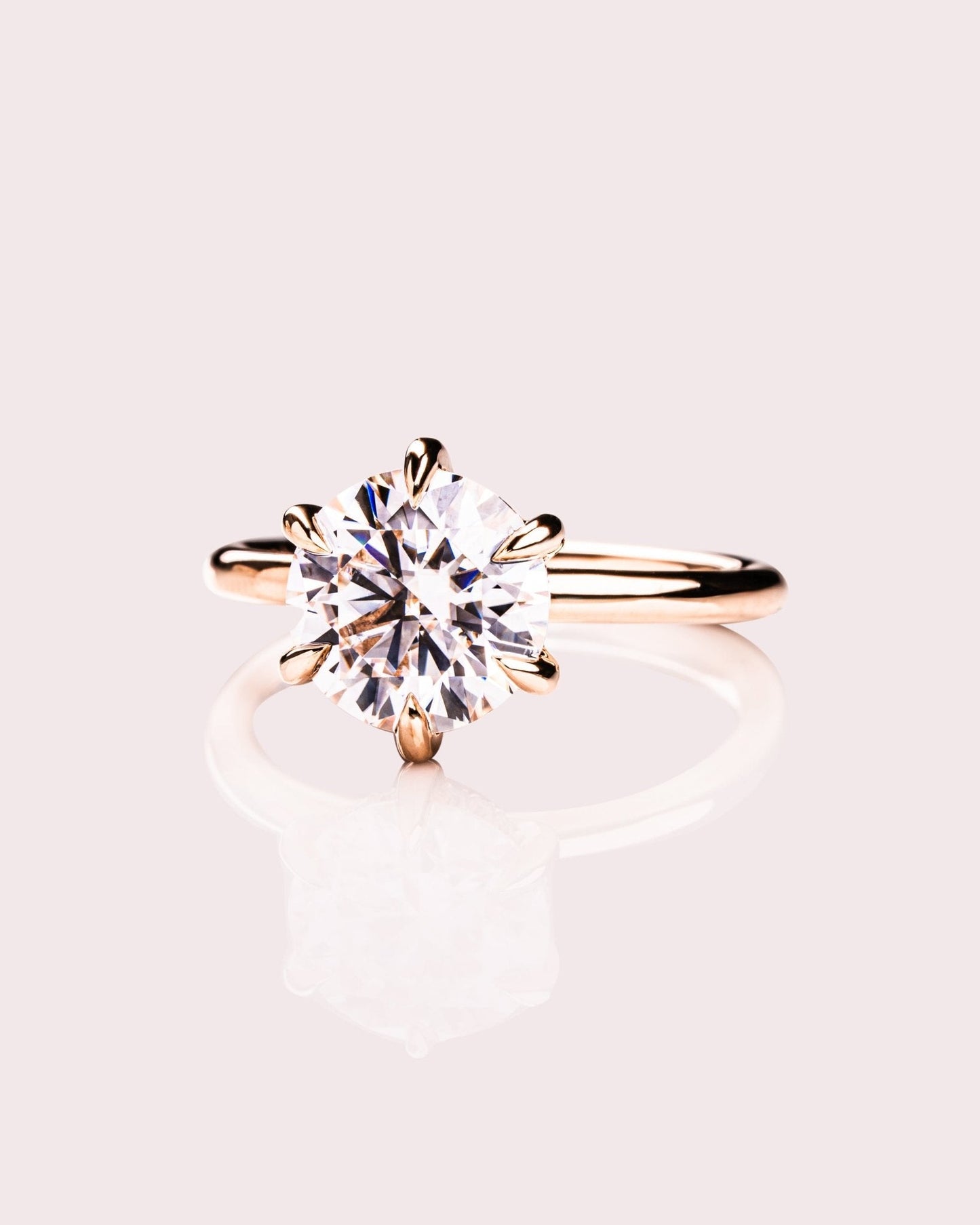 Cushion Hidden Halo Lab Grown Diamond Engagement Ring
