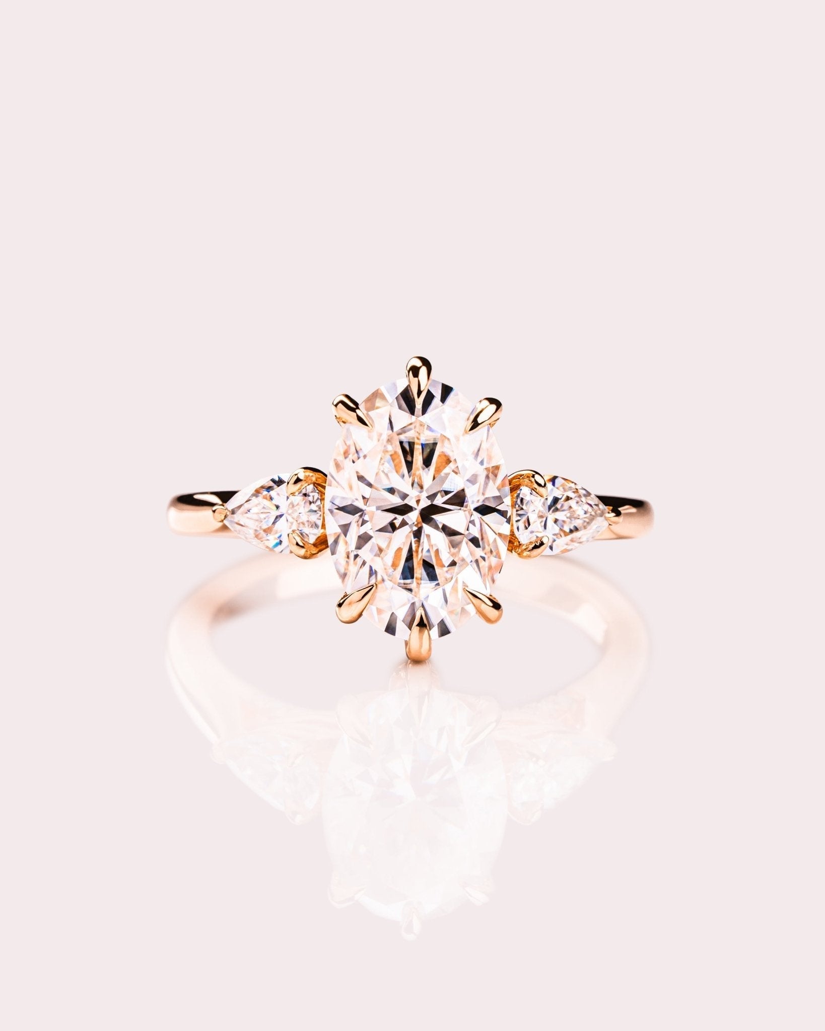 Cushion Hidden Halo Lab Grown Diamond Engagement Ring