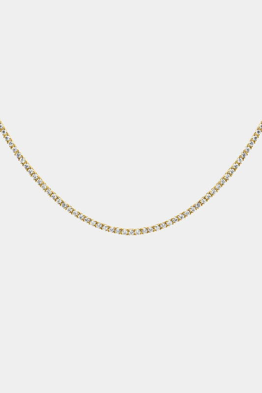 4.5 TCW Round Lab Grown Diamond Tennis Necklace