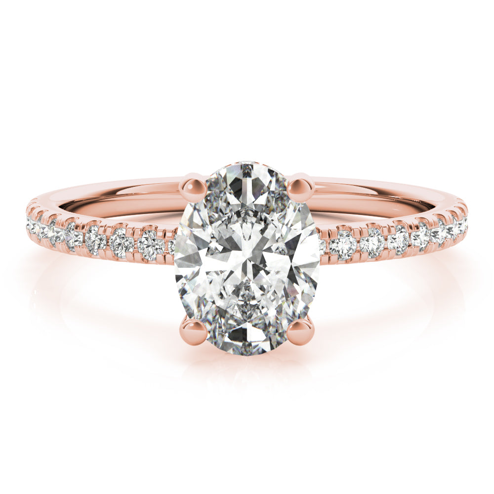 2 CT Round Three Stones Lab Grown Diamond Engagement Ring