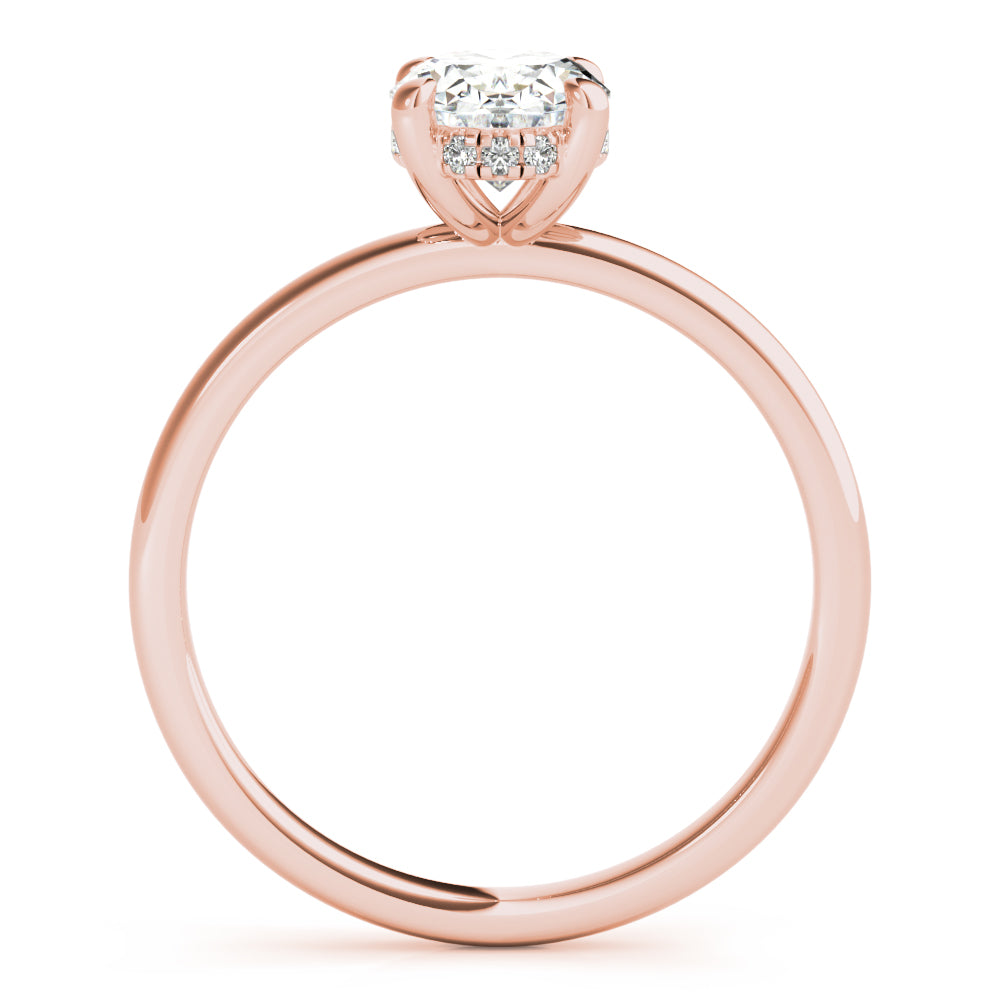 2 CT Round Three Stones Lab Grown Diamond Engagement Ring