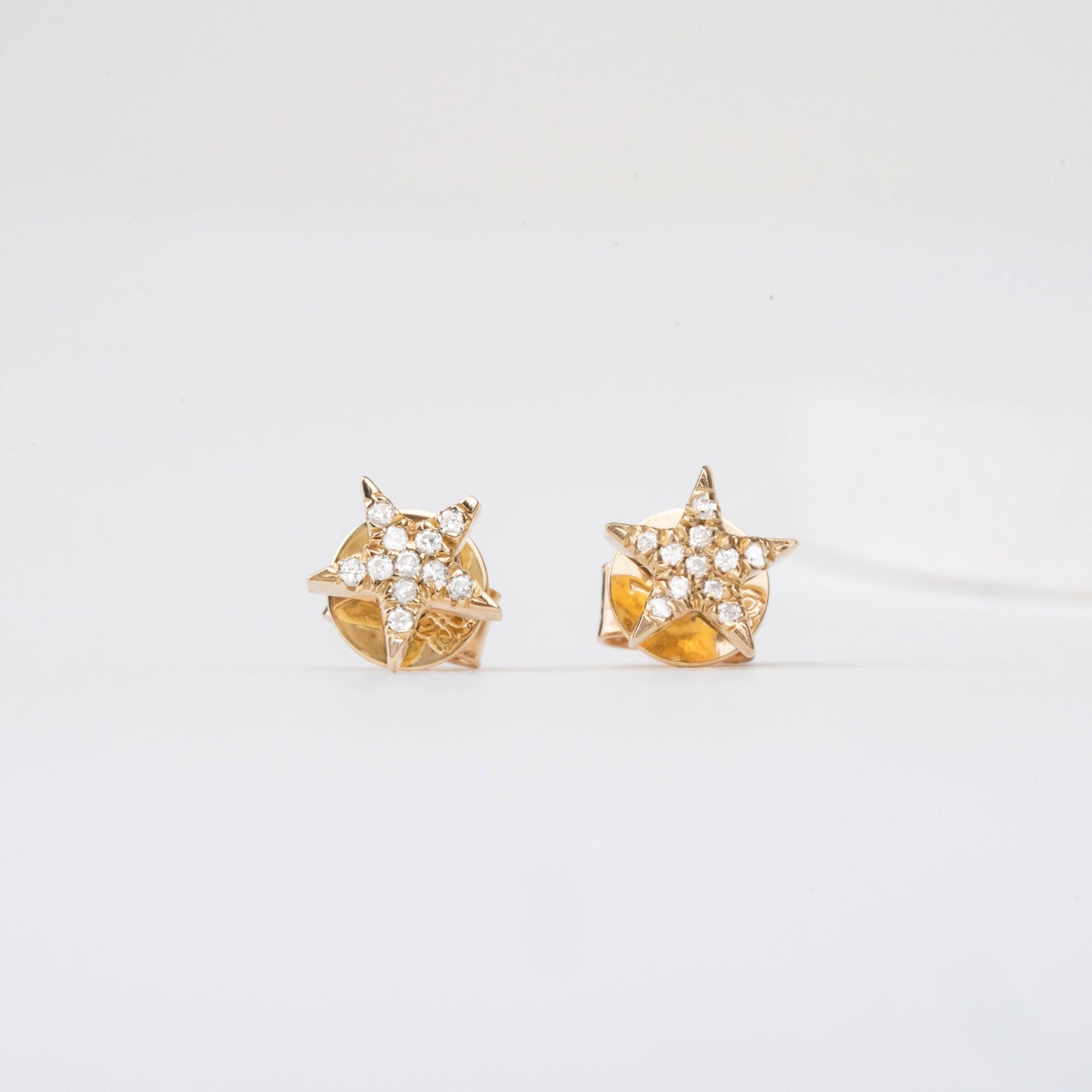 1.0 CT Round Bezel Solitaire Lab Grown Diamond Earrings