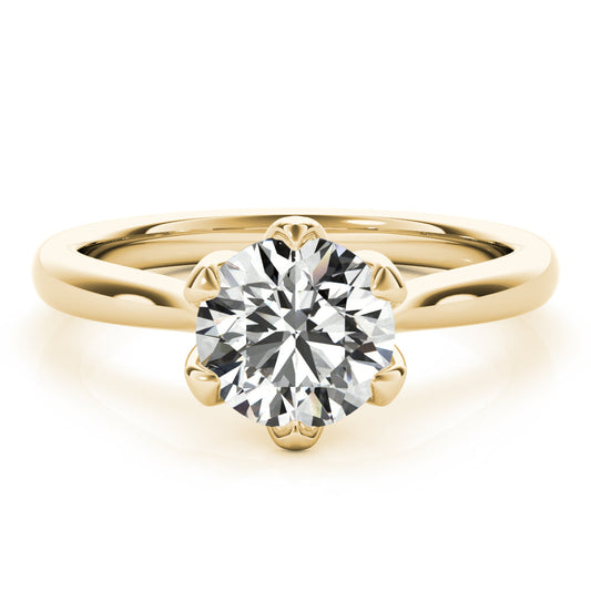 2 CT Round Three Stones Lab Grown Diamond Engagement Ring