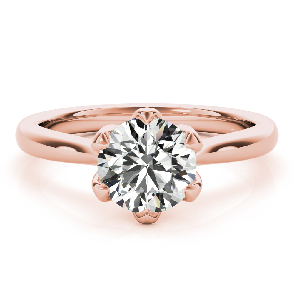 2 CT Round Three Stones Lab Grown Diamond Engagement Ring