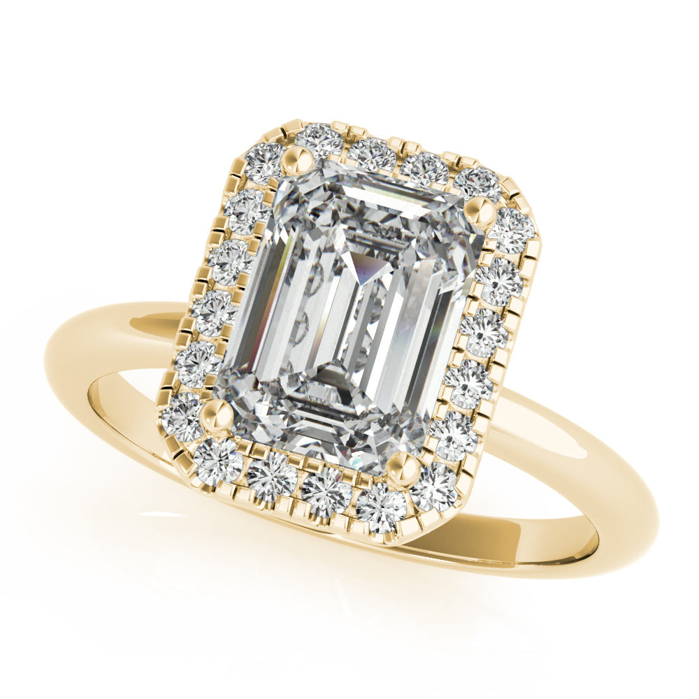 2 CT Round Three Stones Lab Grown Diamond Engagement Ring