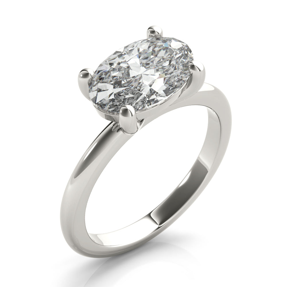 2 CT Round Three Stones Lab Grown Diamond Engagement Ring