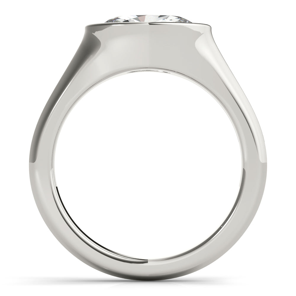 2 CT Round Three Stones Lab Grown Diamond Engagement Ring