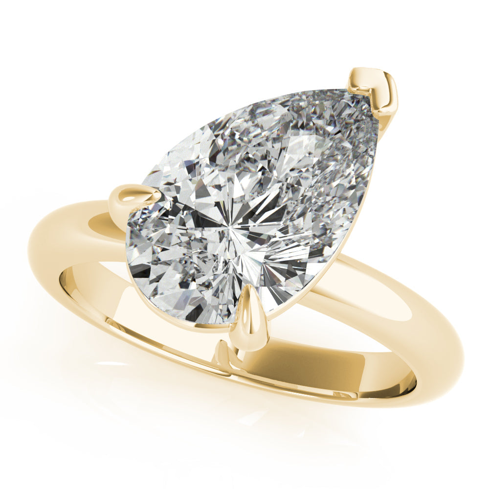 2 CT Round Three Stones Lab Grown Diamond Engagement Ring
