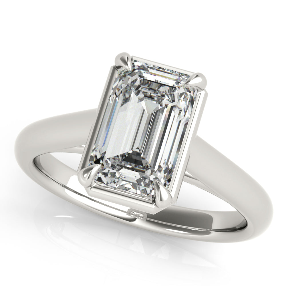2 CT Round Three Stones Lab Grown Diamond Engagement Ring