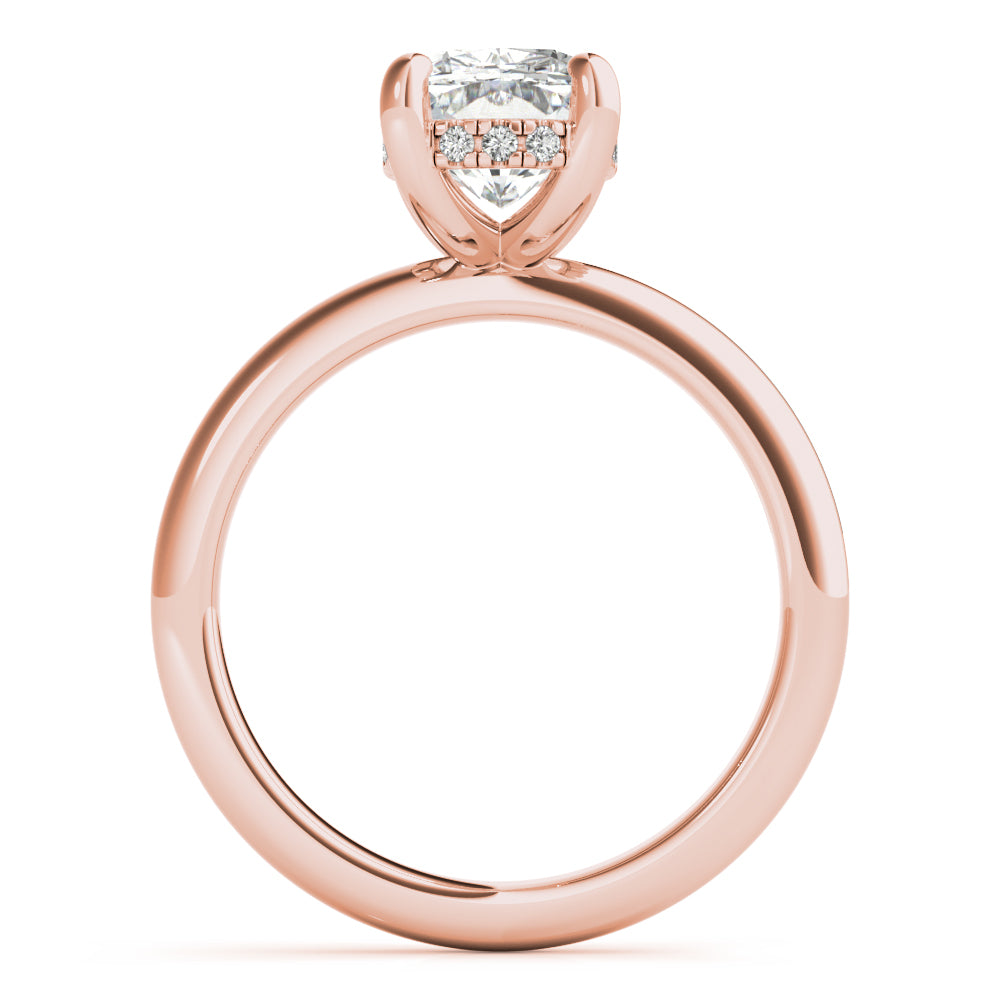2 CT Round Three Stones Lab Grown Diamond Engagement Ring
