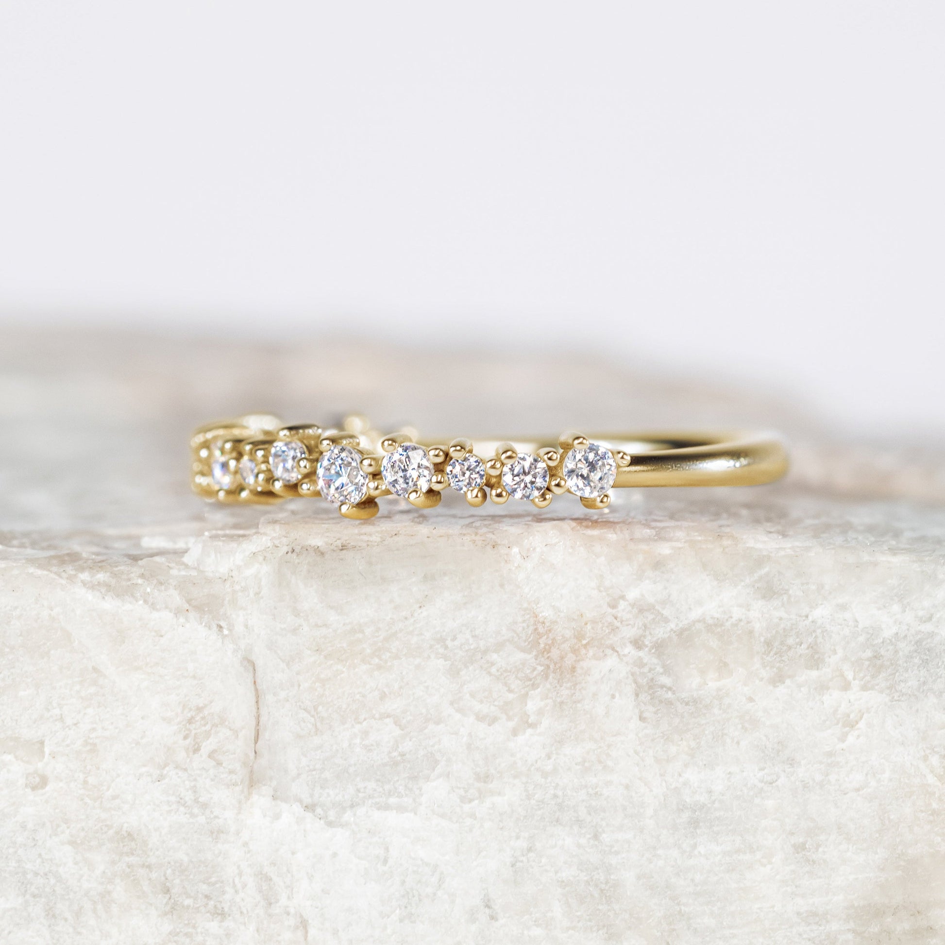 0.37 CT Round Full Eternity Lab Grown Diamond Wedding Band