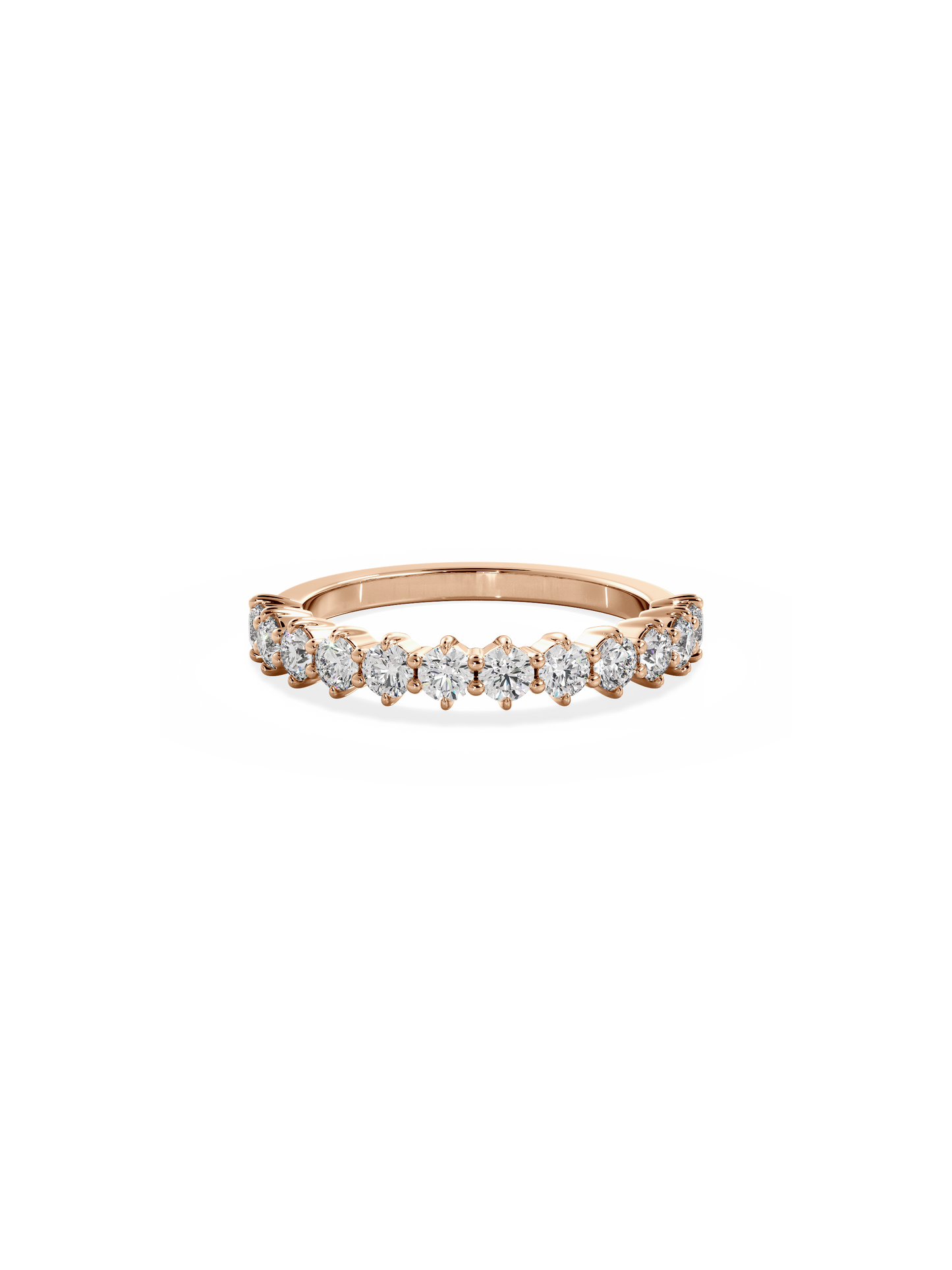0.37 CT Round Full Eternity Lab Grown Diamond Wedding Band