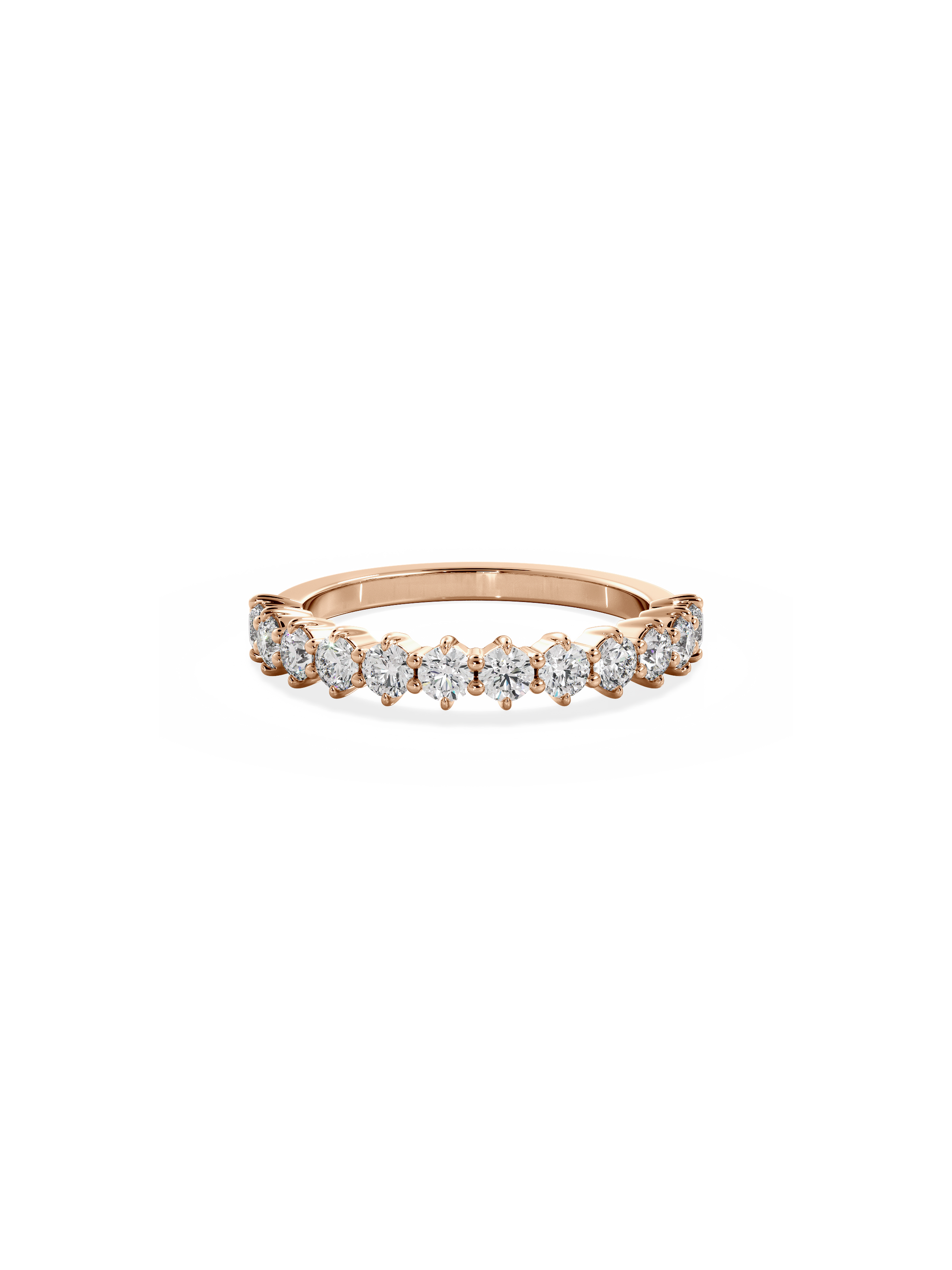 0.37 CT Round Full Eternity Lab Grown Diamond Wedding Band