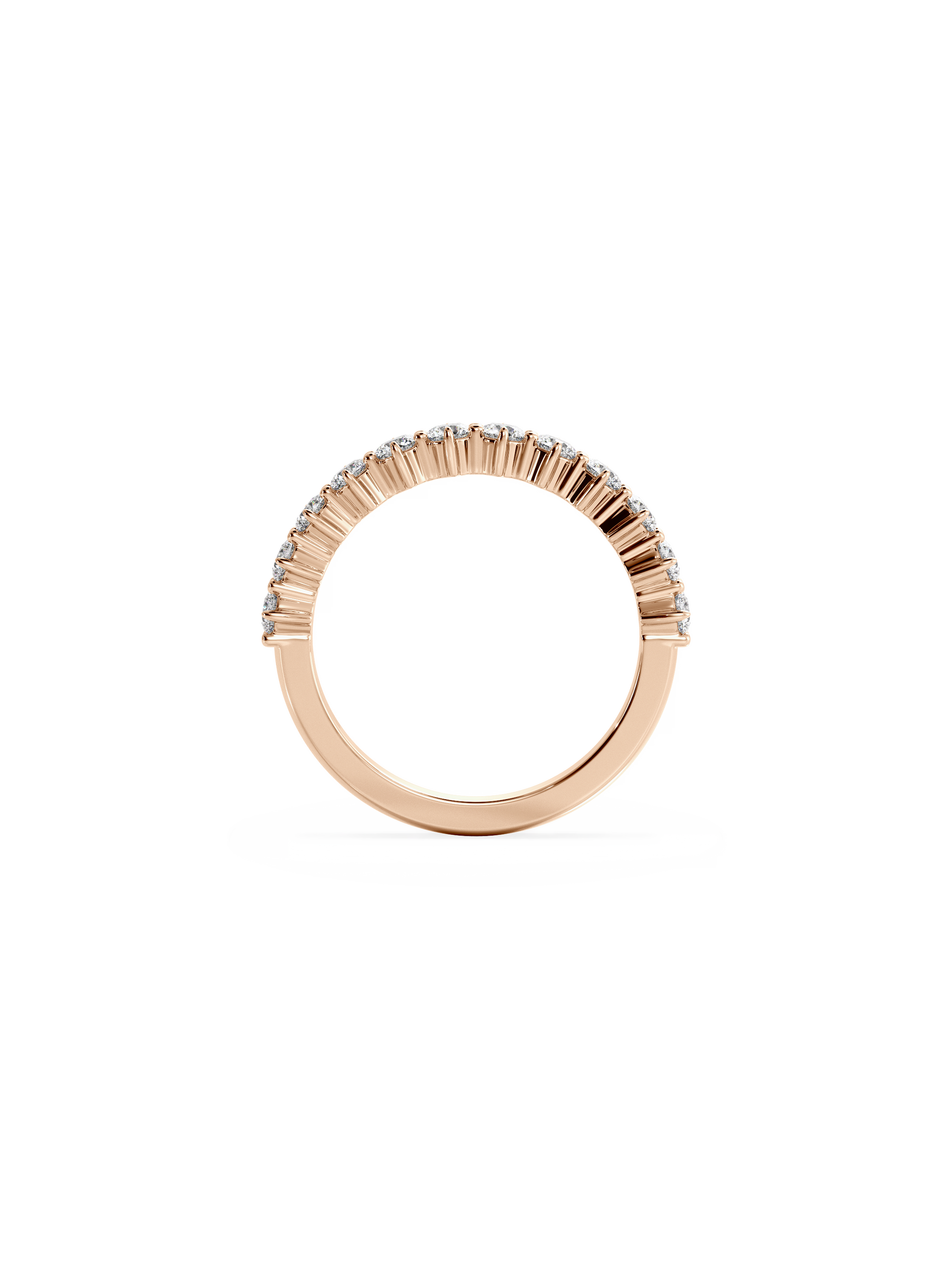 0.37 CT Round Full Eternity Lab Grown Diamond Wedding Band