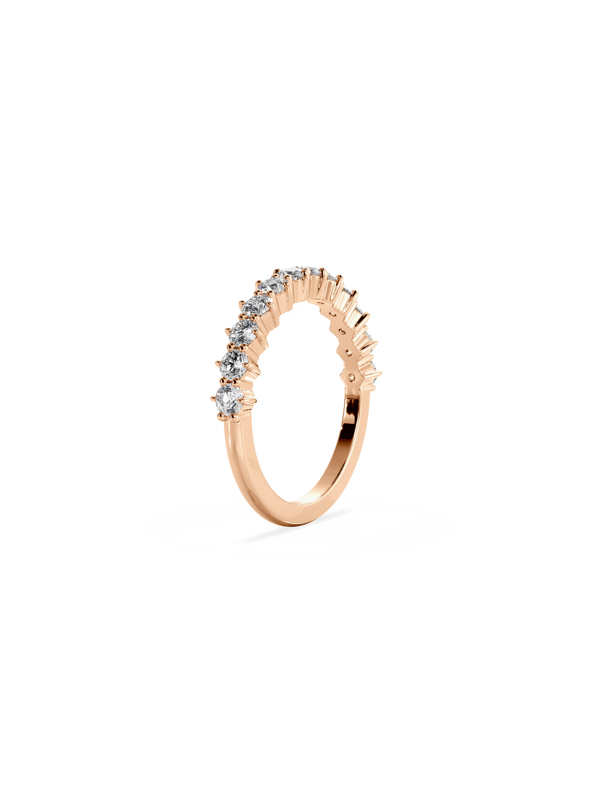 0.37 CT Round Full Eternity Lab Grown Diamond Wedding Band