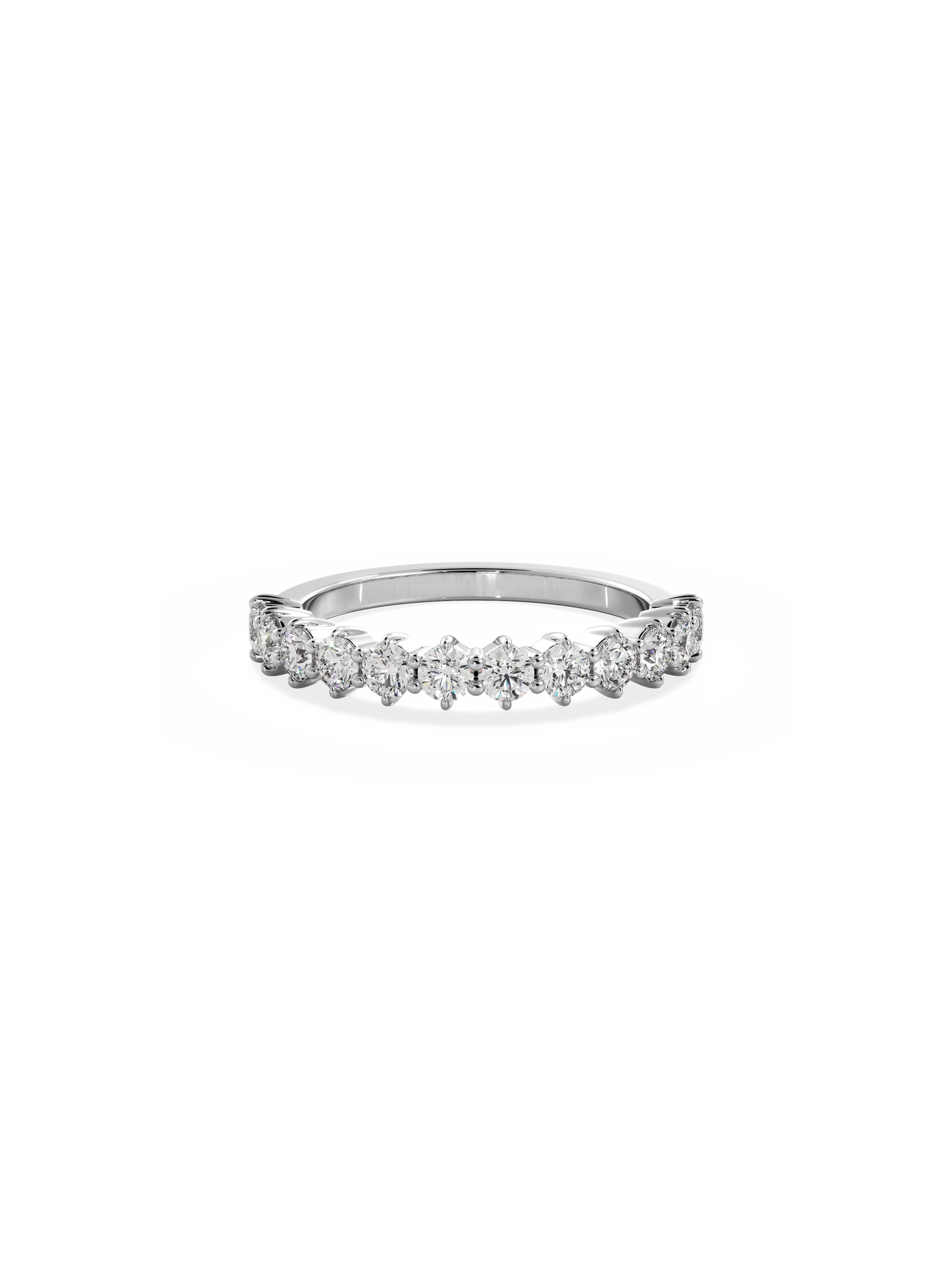 0.37 CT Round Full Eternity Lab Grown Diamond Wedding Band