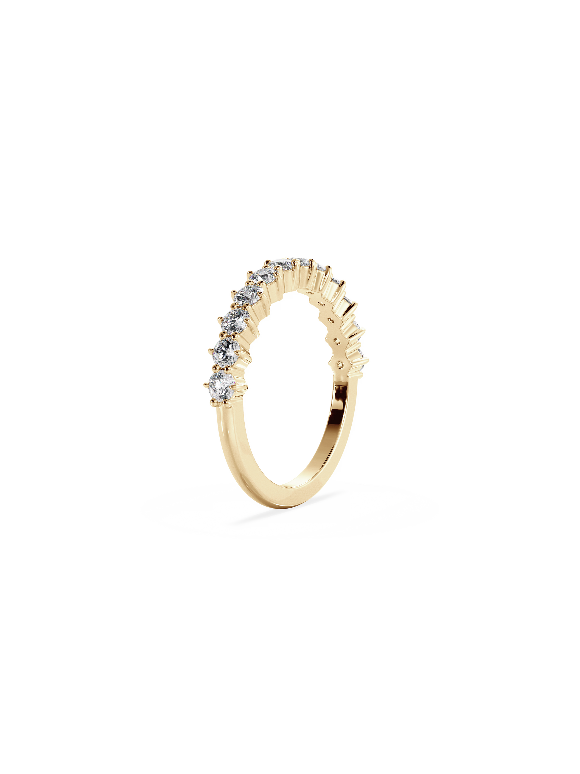 0.37 CT Round Full Eternity Lab Grown Diamond Wedding Band