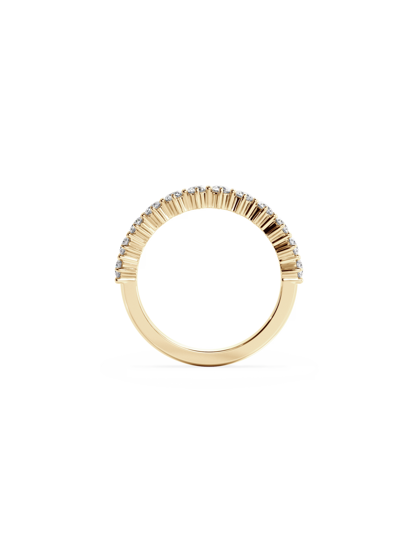 0.37 CT Round Full Eternity Lab Grown Diamond Wedding Band