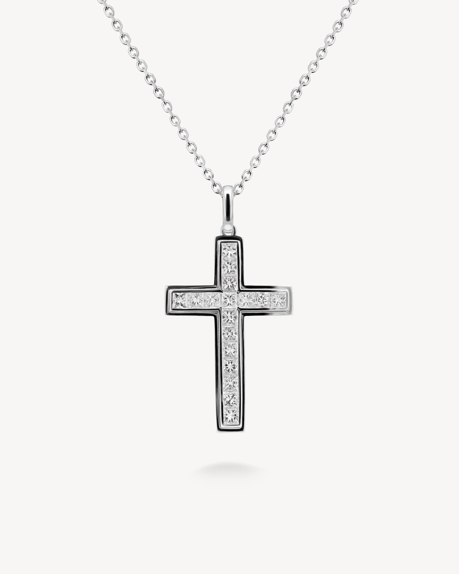 1.0 CT Round Bezel Solitaire Lab Grown Diamond Necklace