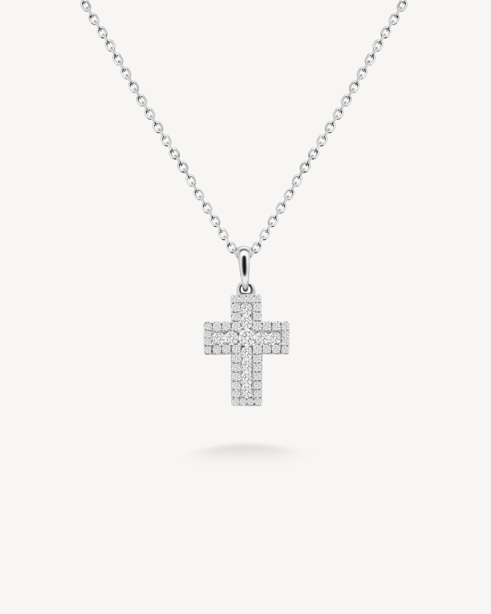 1.0 CT Round Bezel Solitaire Lab Grown Diamond Necklace