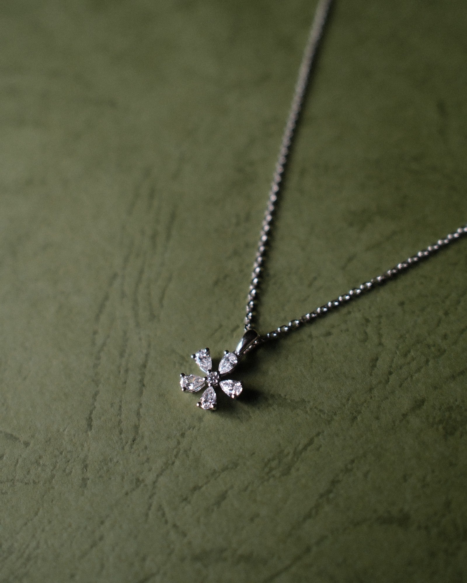 1.0 CT Round Bezel Solitaire Lab Grown Diamond Necklace