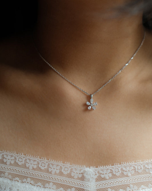 1.0 CT Round Bezel Solitaire Lab Grown Diamond Necklace