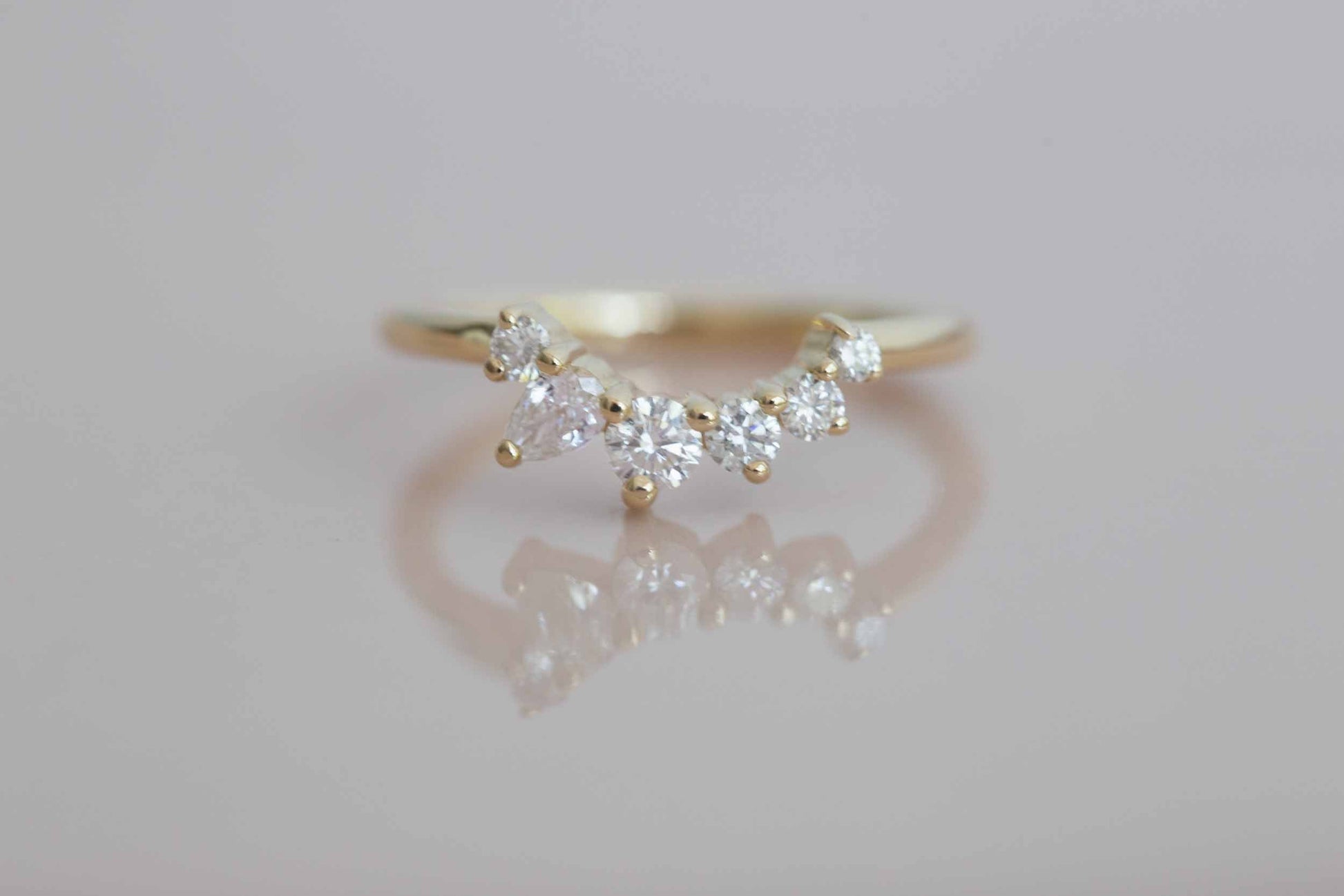 0.37 CT Round Full Eternity Lab Grown Diamond Wedding Band
