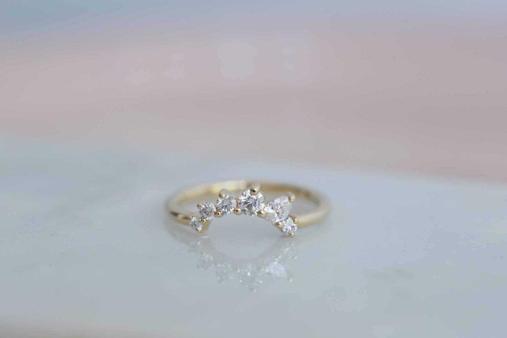 0.37 CT Round Full Eternity Lab Grown Diamond Wedding Band