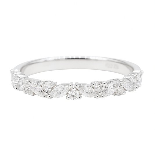 0.37 CT Round Full Eternity Lab Grown Diamond Wedding Band