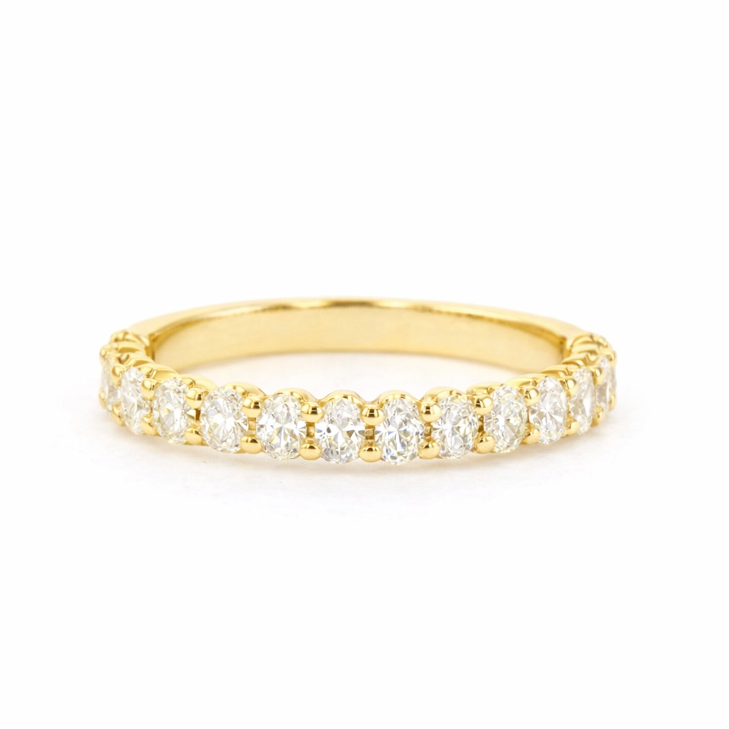 0.37 CT Round Full Eternity Lab Grown Diamond Wedding Band