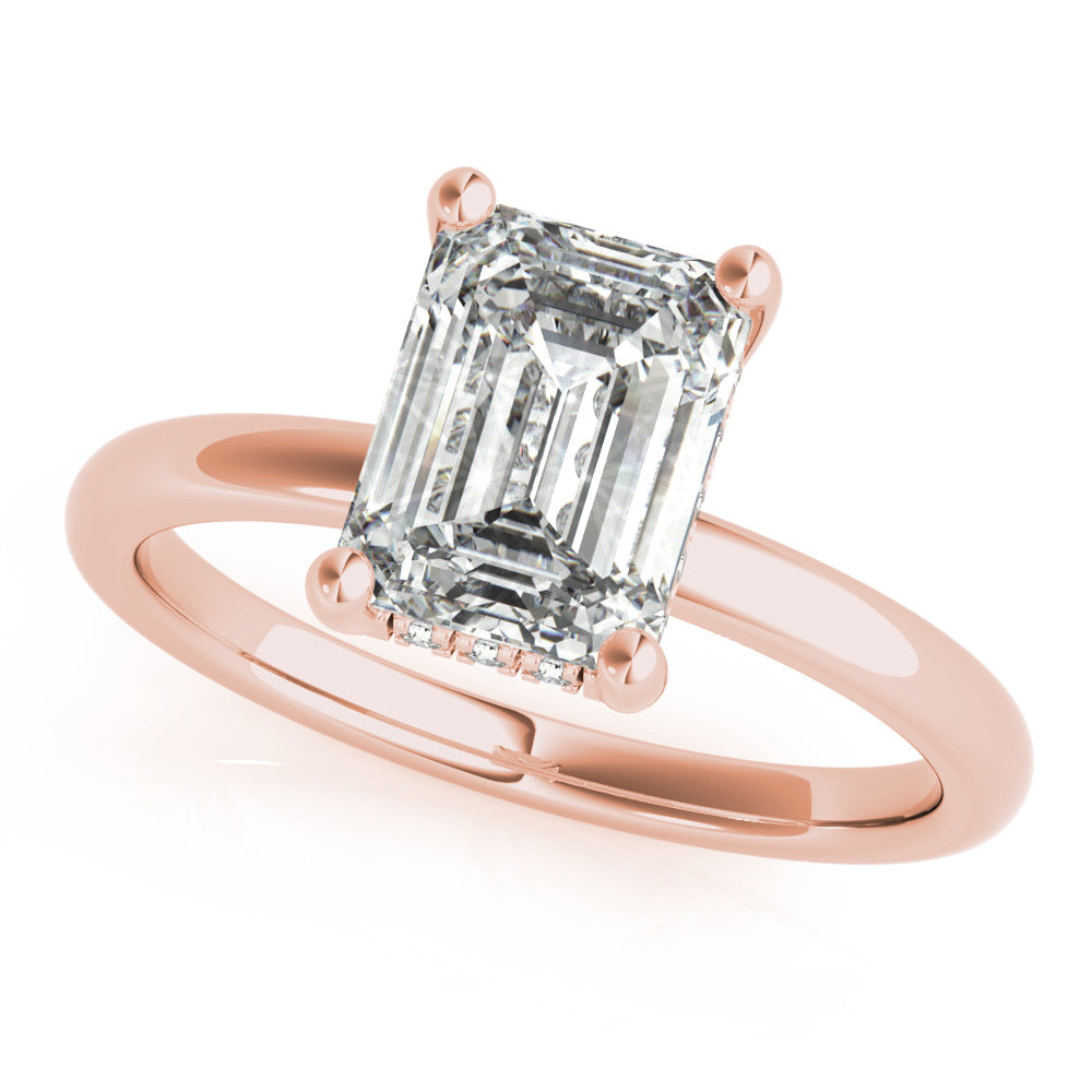 2 CT Round Three Stones Lab Grown Diamond Engagement Ring