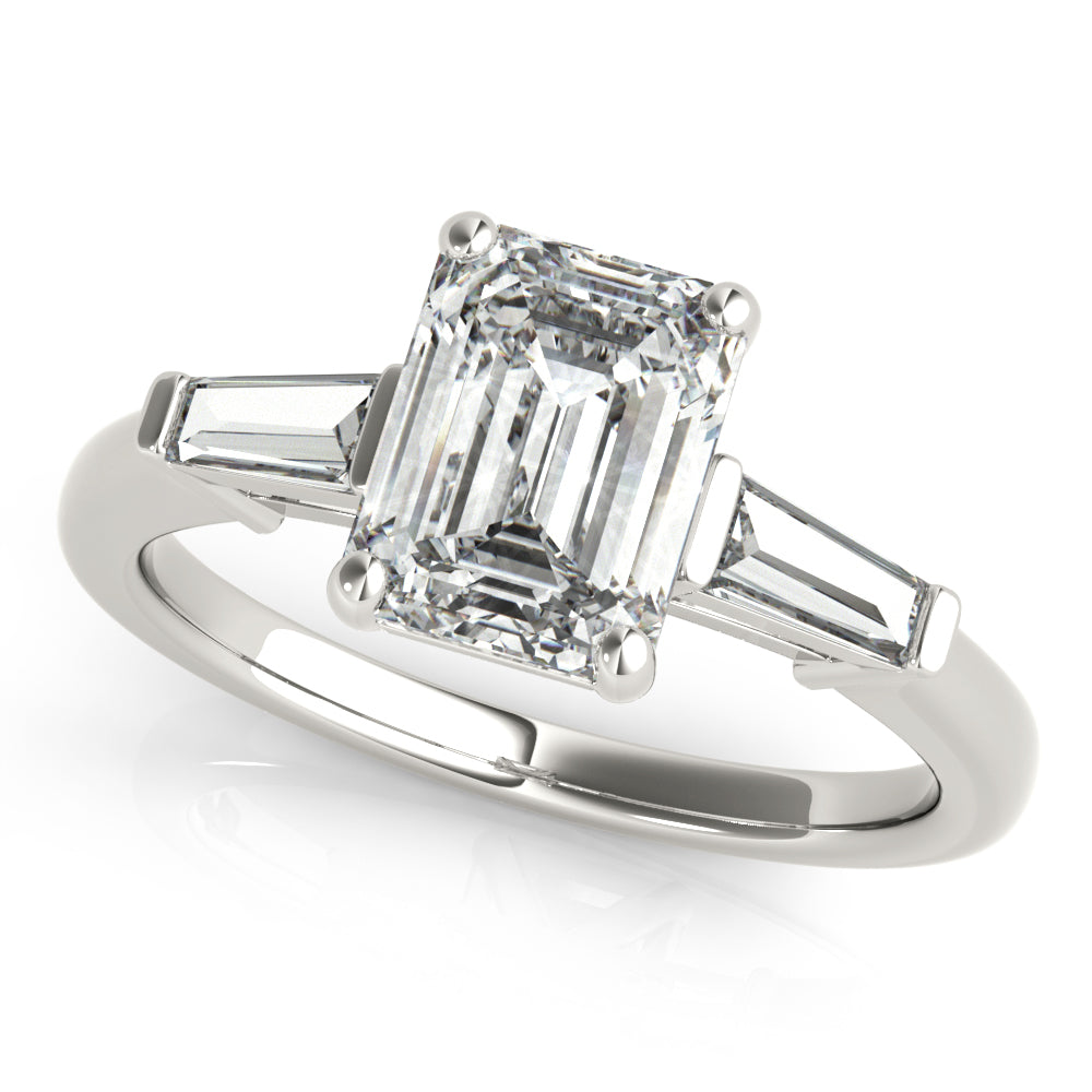 2 CT Round Three Stones Lab Grown Diamond Engagement Ring