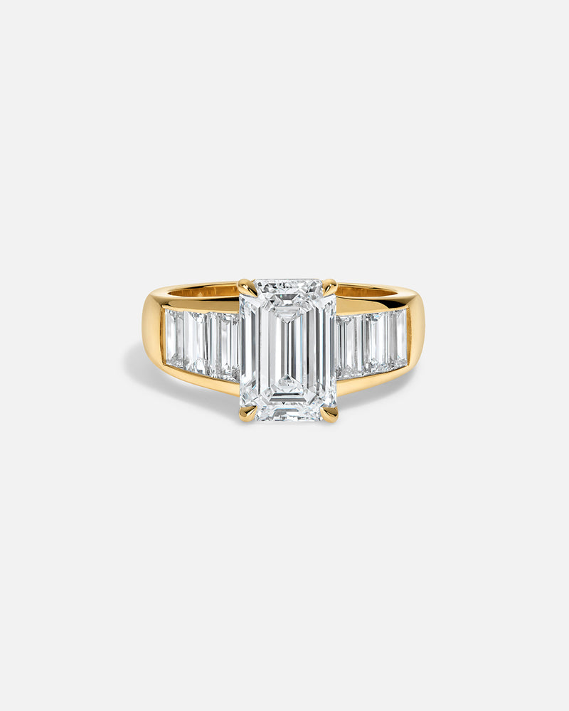 Marquise Cut Cluster Styled Lab Grown Diamond Engagement Ring