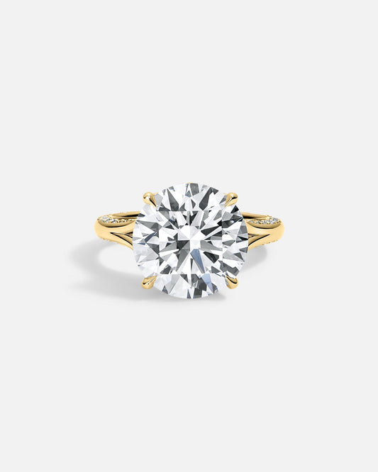 Marquise Cut Cluster Styled Lab Grown Diamond Engagement Ring