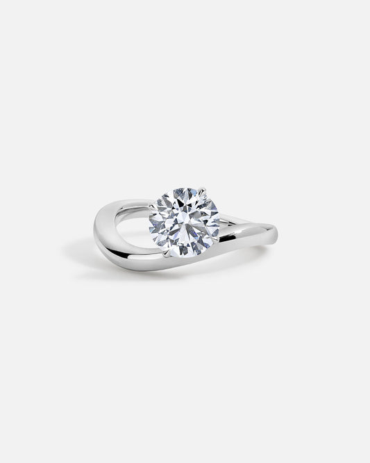 Marquise Cut Cluster Styled Lab Grown Diamond Engagement Ring