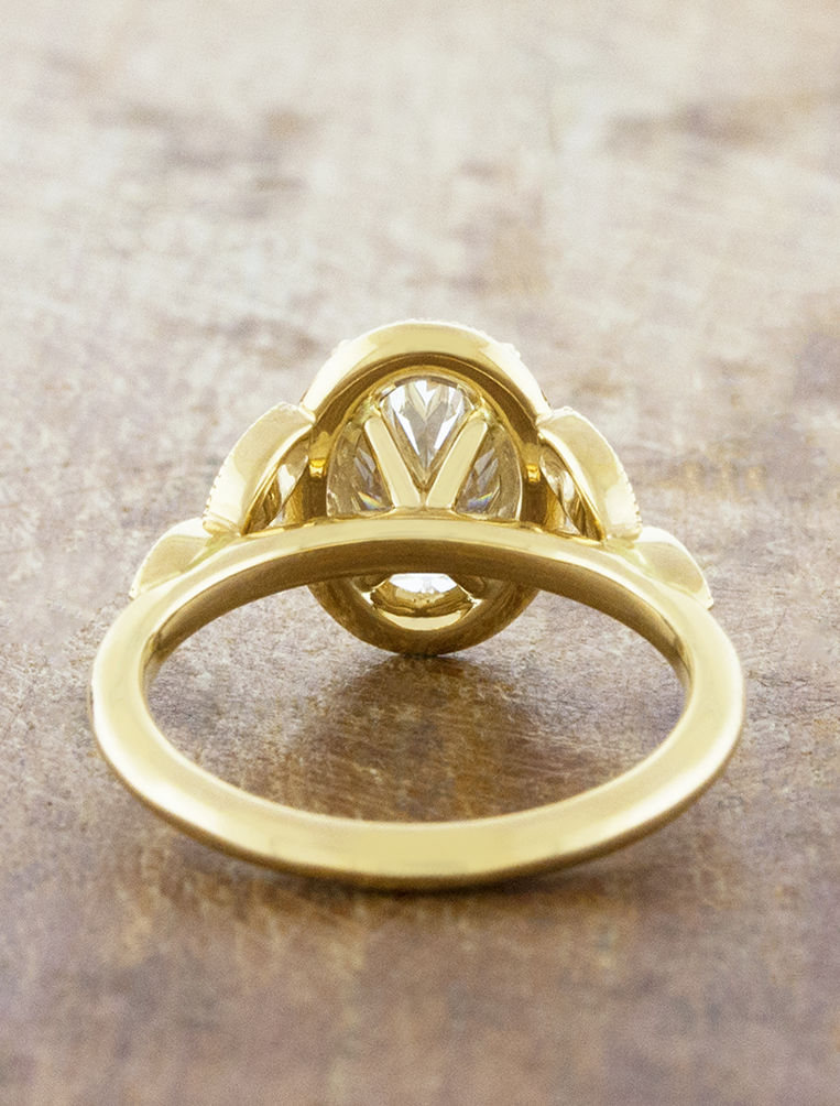 2 CT Round Three Stones Lab Grown Diamond Engagement Ring