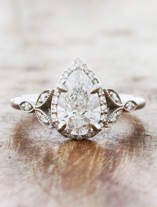 2 CT Round Three Stones Lab Grown Diamond Engagement Ring