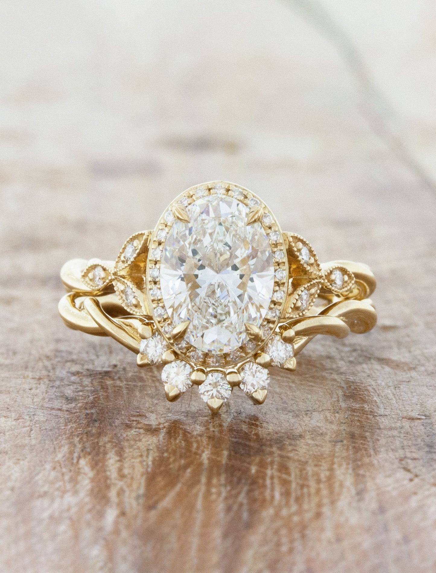 2 CT Round Three Stones Lab Grown Diamond Engagement Ring