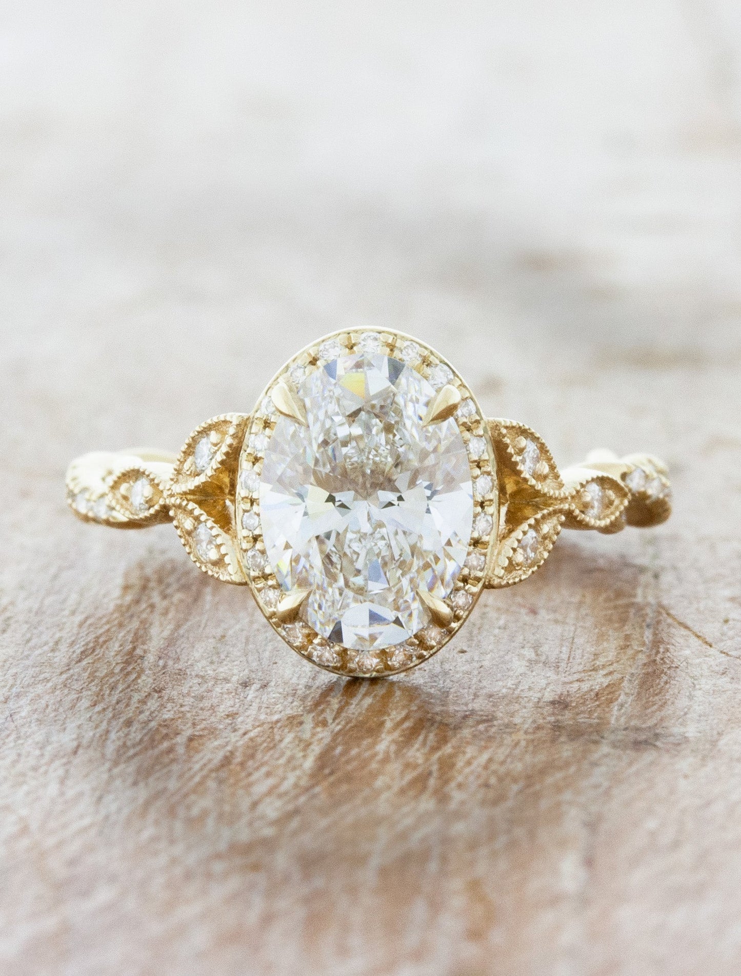 2 CT Round Three Stones Lab Grown Diamond Engagement Ring