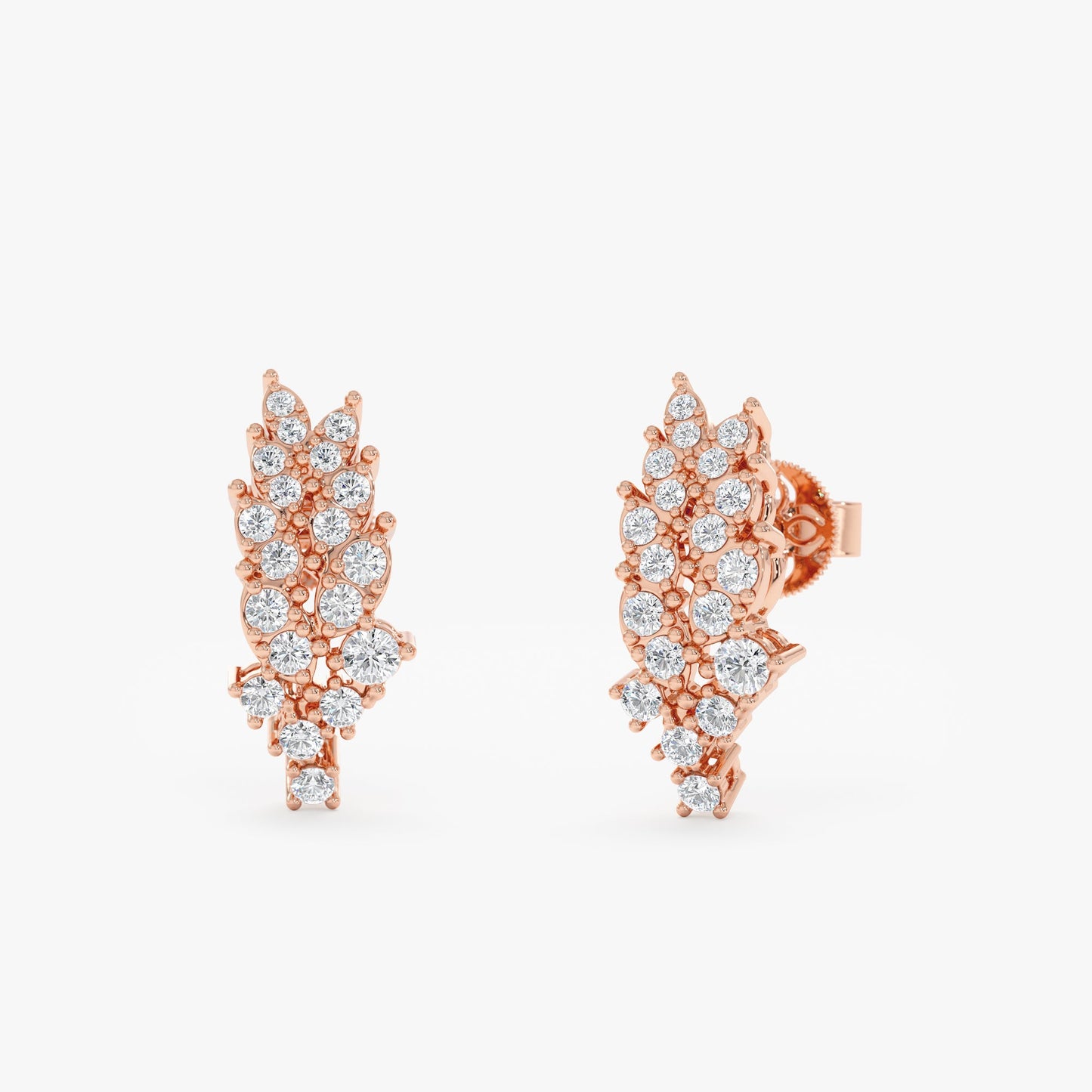 1.0 CT Round Bezel Solitaire Lab Grown Diamond Earrings