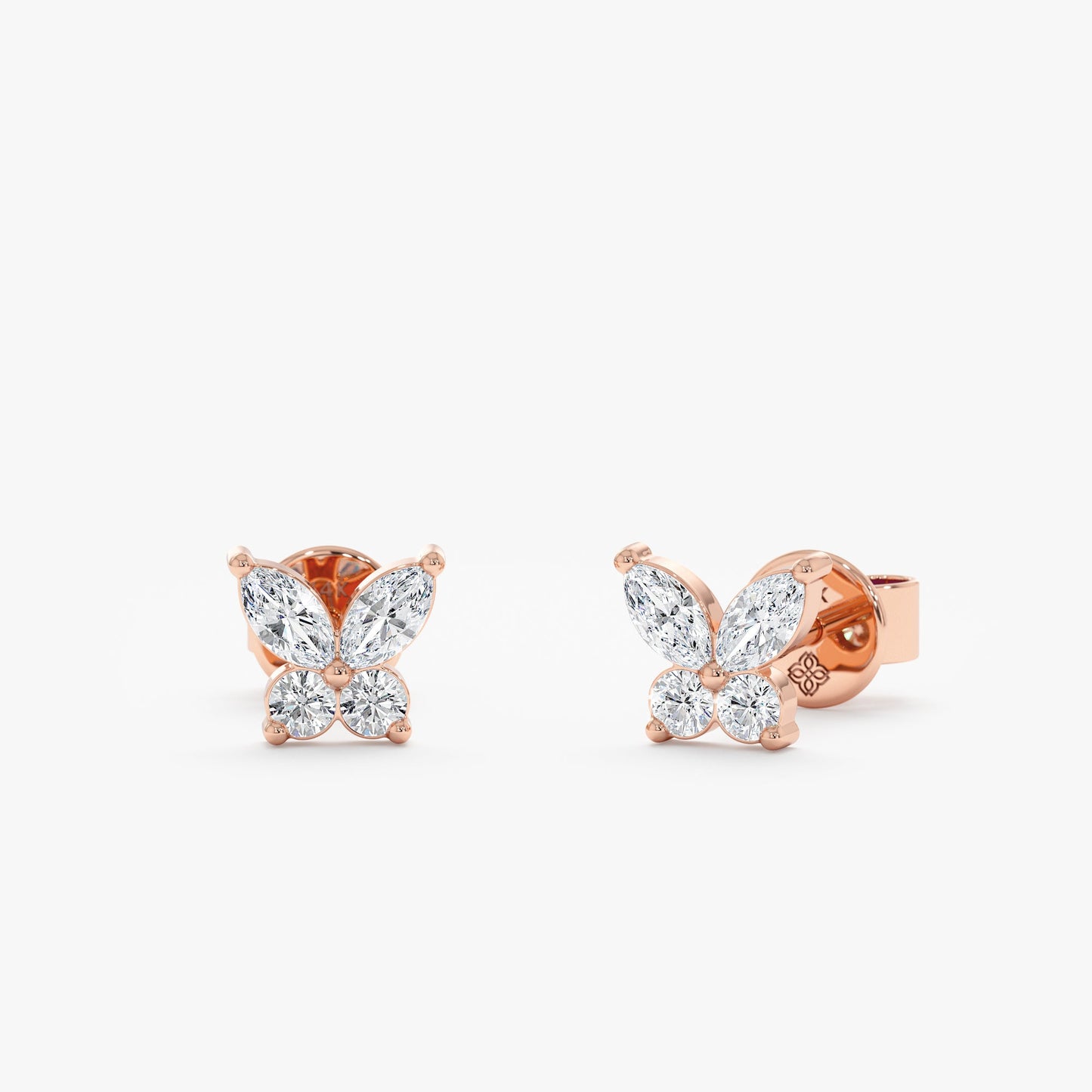 1.0 CT Round Bezel Solitaire Lab Grown Diamond Earrings