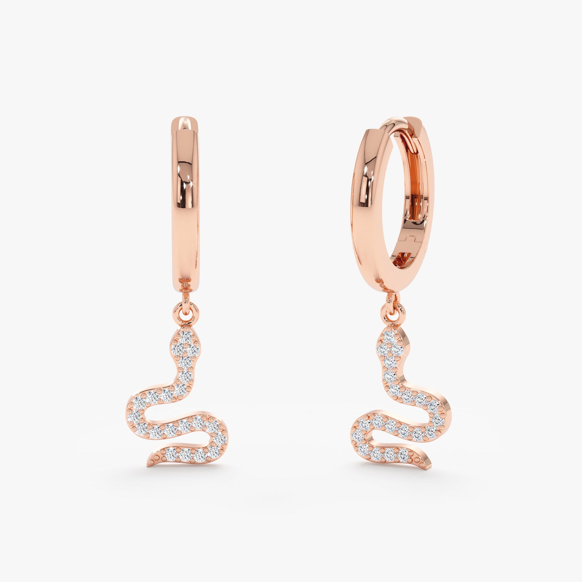 1.0 CT Round Bezel Solitaire Lab Grown Diamond Earrings