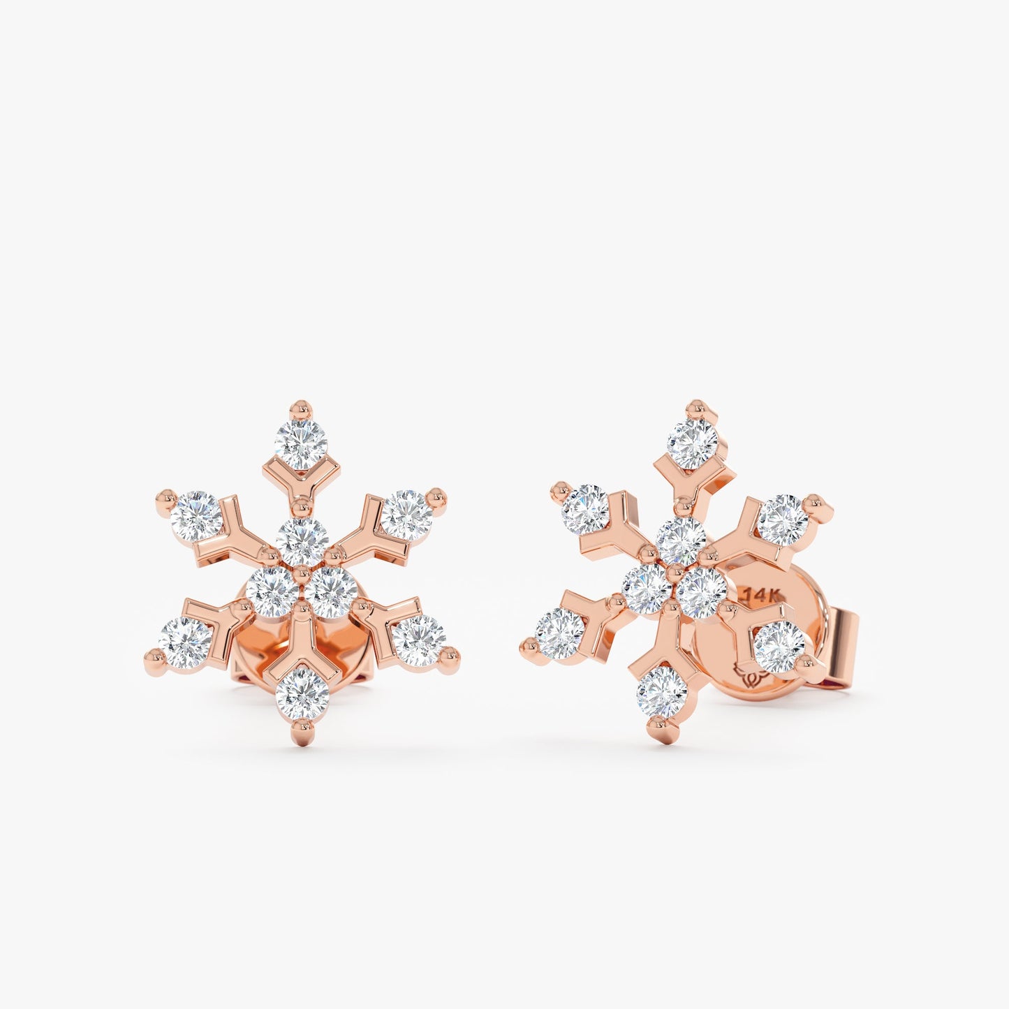 1.0 CT Round Bezel Solitaire Lab Grown Diamond Earrings