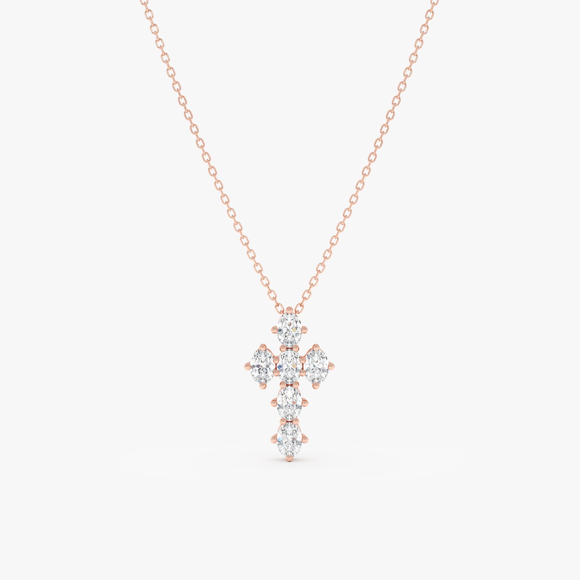 1.0 CT Round Bezel Solitaire Lab Grown Diamond Necklace