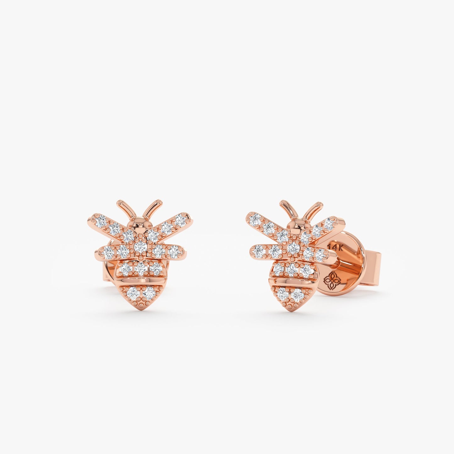 1.0 CT Round Bezel Solitaire Lab Grown Diamond Earrings